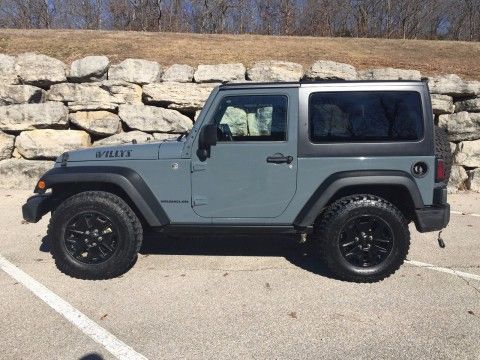2015 Jeep Wrangler Willys Wheeler Salvage for sale