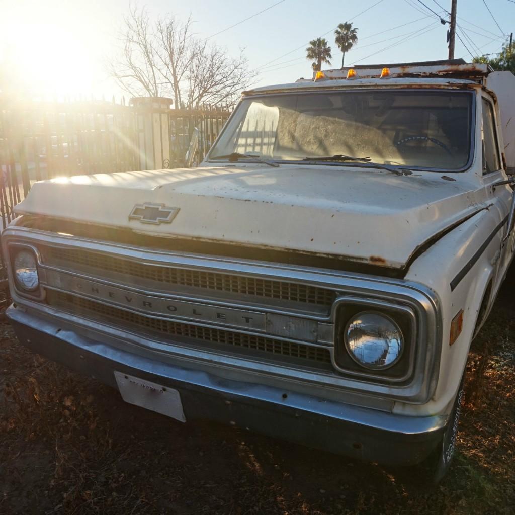 1969 Chevrolet C 10 long bed pickup truck
