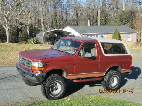 1995 Ford Bronco w/ rebuilt title for sale